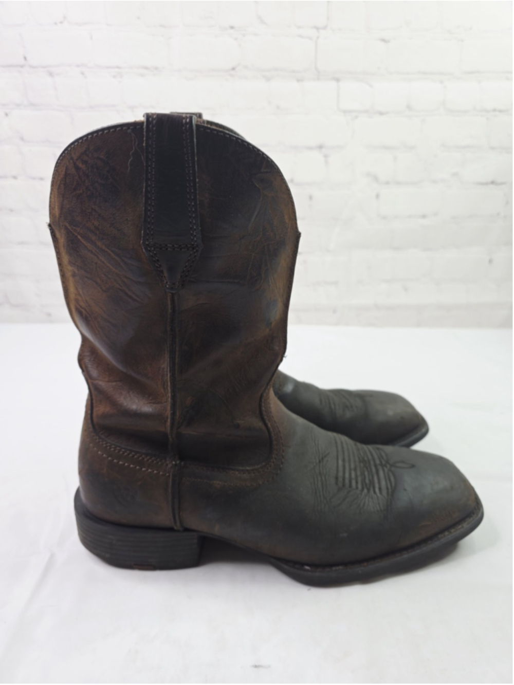 Ariat Rambler Boots Men’s Size 11D Wicker Brown Leather Cowboy Western